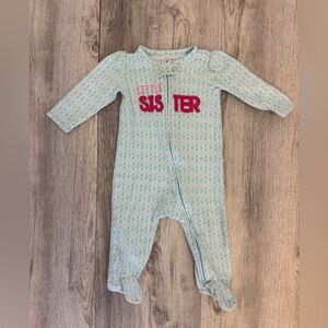 Child of Mine little sister  Blue and Pink Footie